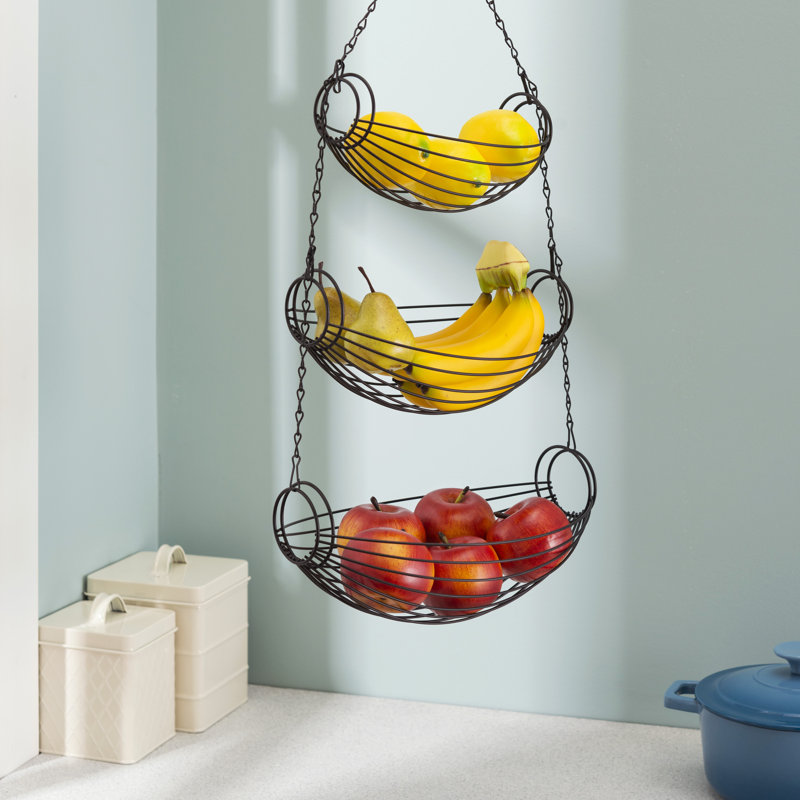 Home Basics Hanging Fruit Basket & Reviews Wayfair